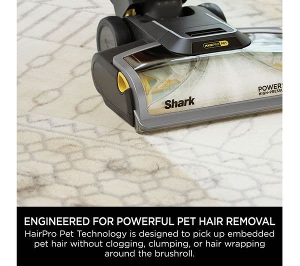 SHARK CarpetXpert HairPro Pet with StainStriker EX300UK Upright Carpet Cleaner - Silver & Fuchsia - Image 4
