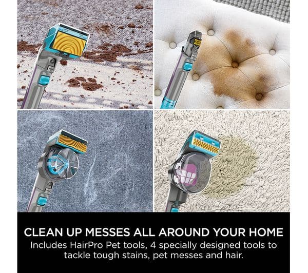 SHARK CarpetXpert HairPro Pet with StainStriker EX300UK Upright Carpet Cleaner - Silver & Fuchsia - Image 7