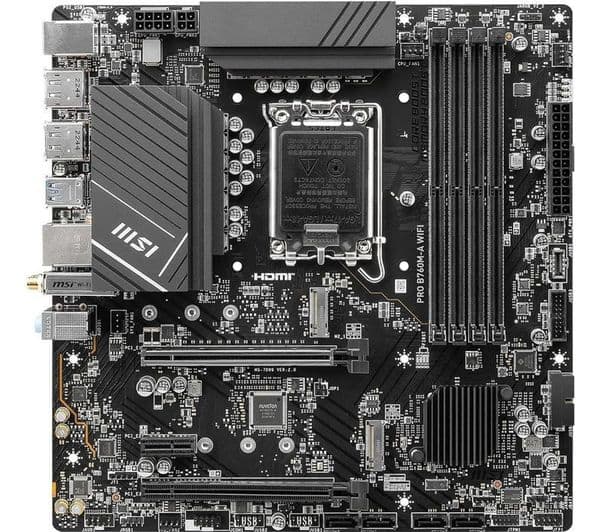 MSI PRO B760M-A WIFI Motherboard - Image 1