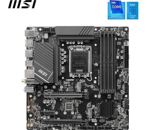 MSI PRO B760M-A WIFI Motherboard - Image 2