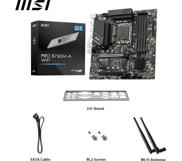MSI PRO B760M-A WIFI Motherboard - Image 3