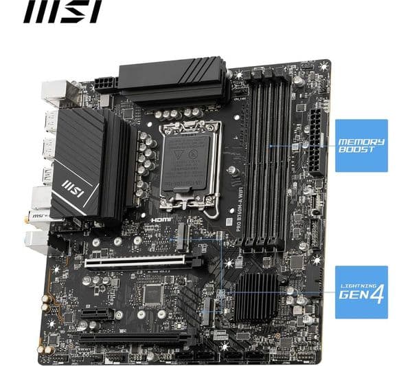 MSI PRO B760M-A WIFI Motherboard - Image 5