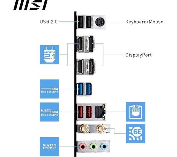 MSI PRO B760M-A WIFI Motherboard - Image 8
