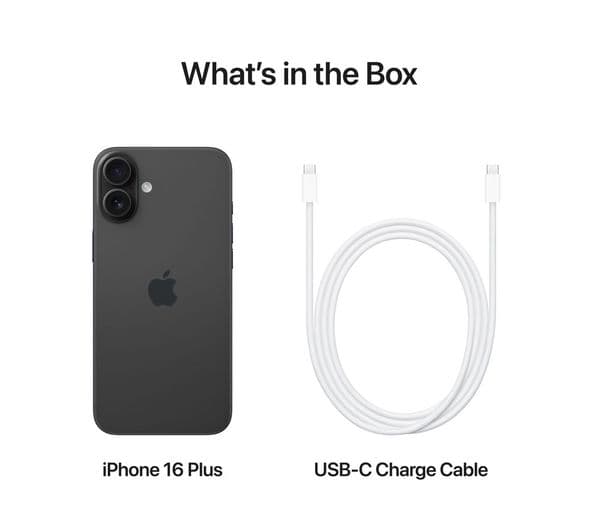 Apple iPhone 16 Plus - 256 GB, Black - Image 2