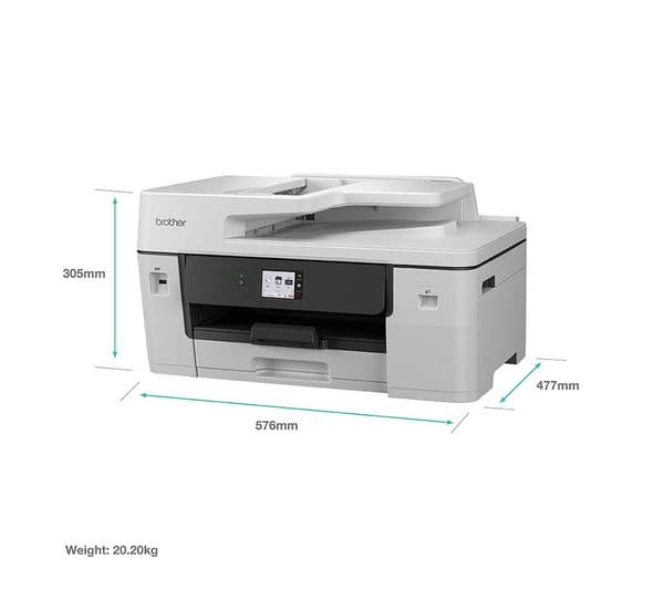 BROTHER MFCJ6960DWZU1 All-in-One Wireless A3 Inkjet Printer with Fax - Image 3