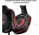 LOGITECH G332 Gaming Headset - Black & Red thumbnail 2