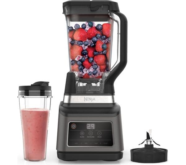 NINJA 2-in-1 BN750UK Blender - Black & Silver - Image 1