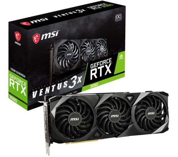 MSI GeForce RTX 3080 10 GB VENTUS 3X OC Graphics Card - Image 4