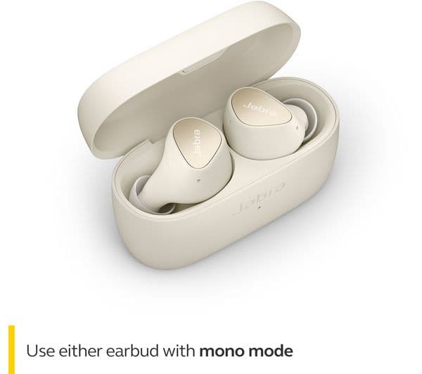 JABRA Elite 3 Wireless Bluetooth Earbuds - Light Beige - Image 9
