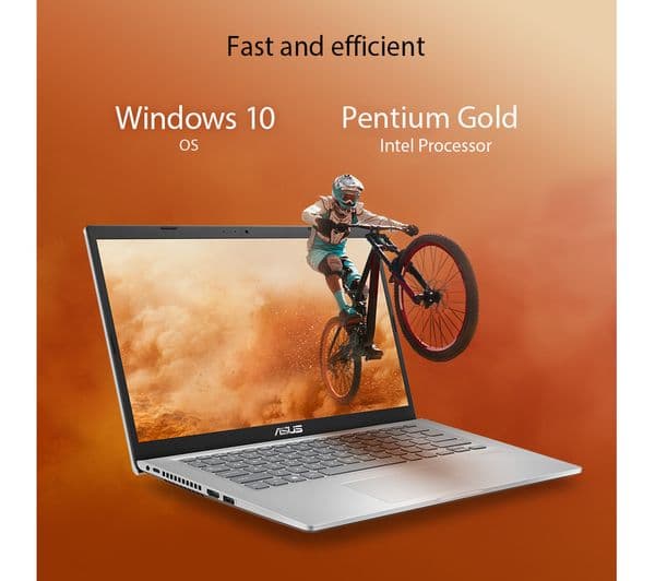 ASUS Vivobook 14 X415EA 14" Laptop - Intel® Pentium® Gold, 128 GB SSD, Silver - Image 2