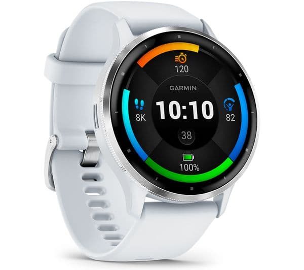 Garmin Venu 3 Smartwatch Silver & Whitestone - Image 1