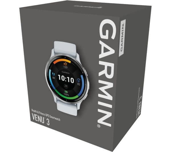 Garmin Venu 3 Smartwatch Silver & Whitestone - Image 2