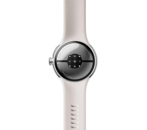 GOOGLE Pixel Watch 2 4G with Google Assistant - Silver, Porcelain Strap - Image 6