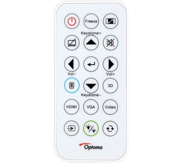 Optoma H190X HD Ready 3900 Lumens DLP Home Cinema Projector Black - Image 2