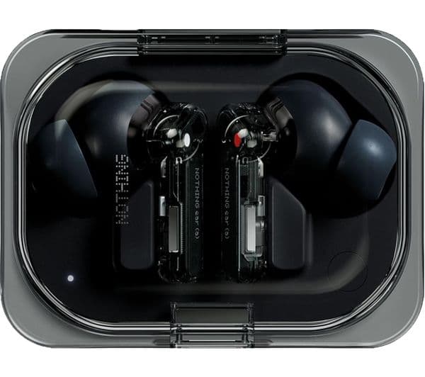 NOTHING Ear (a) Wireless Bluetooth Noise-Cancelling Earbuds - Black - Image 2
