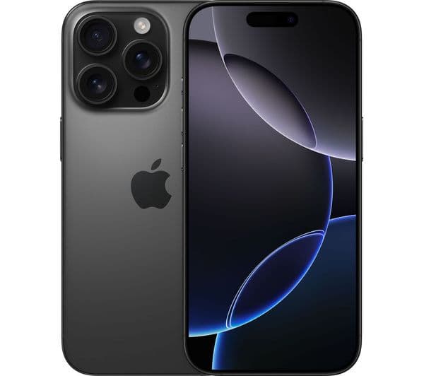 Apple iPhone 16 Pro - 128 GB, Black Titanium - Image 1