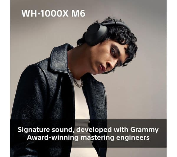 Sony WH-1000XM6 Headphones Silver - Image 3