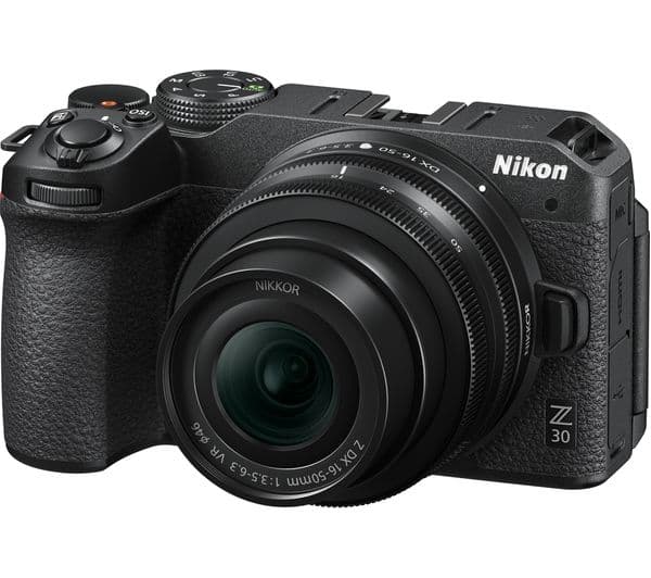NIKON Z 30 Mirrorless Camera with NIKKOR Z DX 16-50 mm f/3.5-6.3 VR Lens