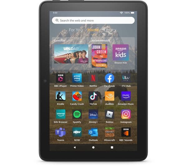 AMAZON Fire HD 8 Tablet (2022) - 32 GB, Black - Image 1