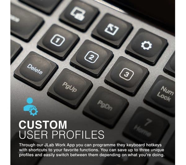 JLab Epic Wireless Keyboard Black - Image 8