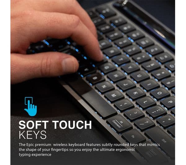 JLab Epic Wireless Keyboard Black - Image 4
