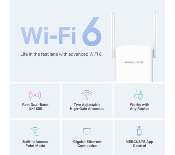 Mercusys MR60X WiFi Router AX 1500 - Image 9