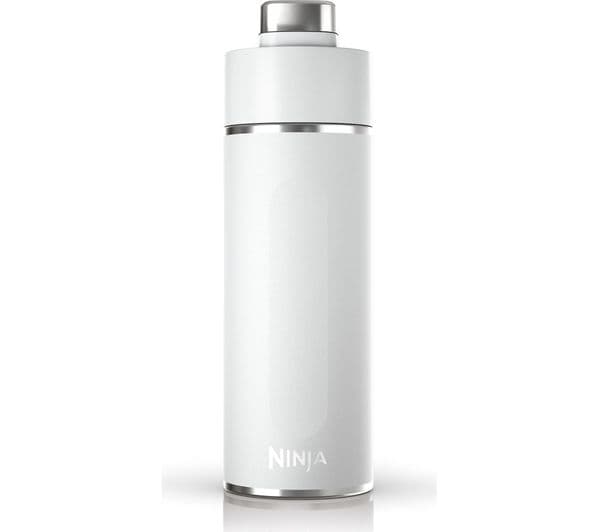 Ninja Thirsti Travel Water Bottle - White, 700 ml - Image 1