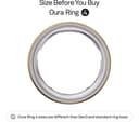 Oura Ring 4 Smart Ring Size 10 Gold thumbnail 2