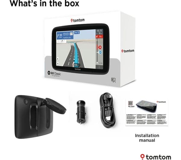 TOMTOM GO Classic 2nd Generation 5" Sat Nav - Full Europe Maps - Image 6