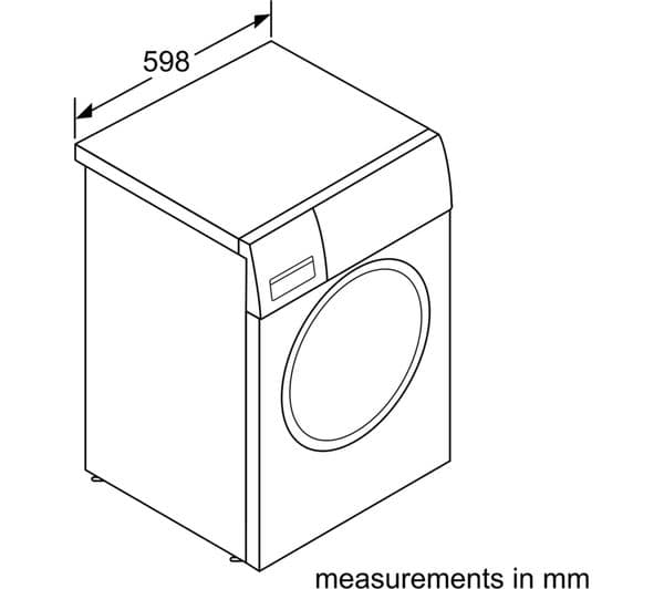 BOSCH Serie 4 WAN28280GB 8 kg 1380 Spin Washing Machine - White - Image 5