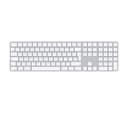 APPLE Magic Wireless Keyboard with Touch ID & Numeric Keypad - White & Silver thumbnail 1