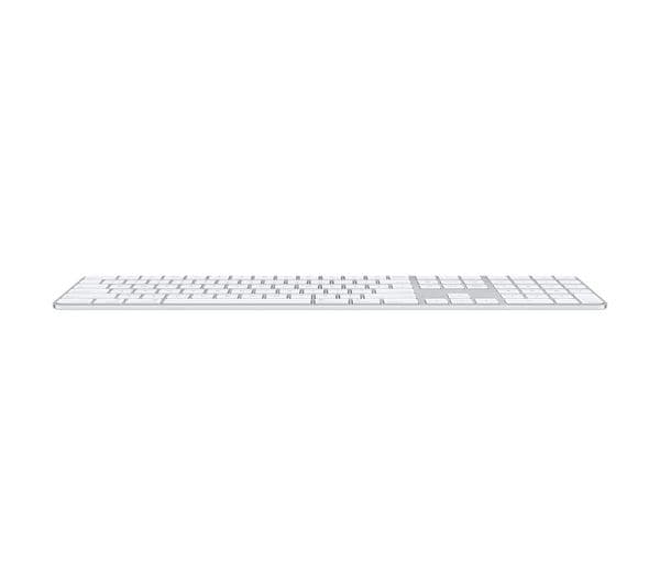 APPLE Magic Wireless Keyboard with Touch ID & Numeric Keypad - White & Silver - Image 2