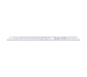 APPLE Magic Wireless Keyboard with Touch ID & Numeric Keypad - White & Silver thumbnail 2