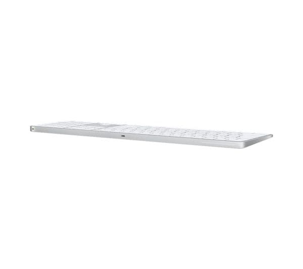 APPLE Magic Wireless Keyboard with Touch ID & Numeric Keypad - White & Silver - Image 3