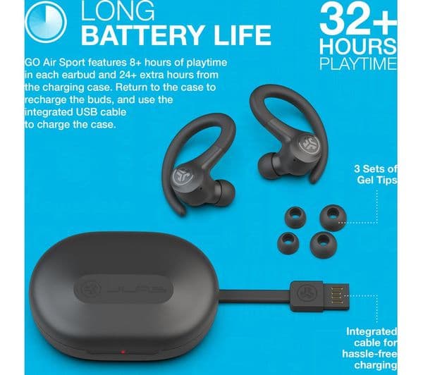 JLab Go Air Sport Graphite - Image 4