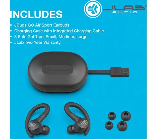 JLab Go Air Sport Graphite - Image 8