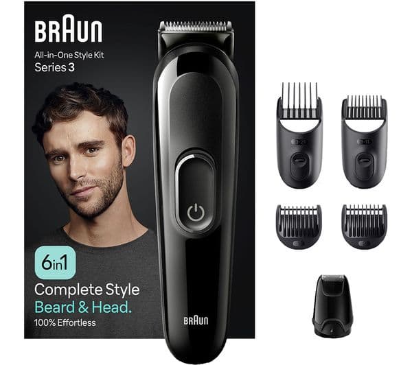 BRAUN Series 3 MGK3410 6-in-1 Styling Kit - Black - Image 5