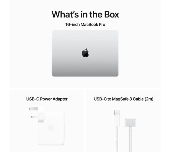 APPLE MacBook Pro 14" (2023) - M3, 512 GB SSD, Silver - Image 6