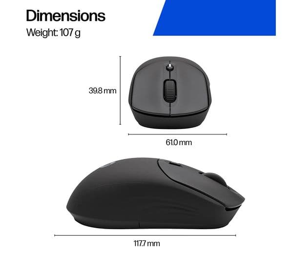 HP 400 Wireless Mouse Black - Image 9