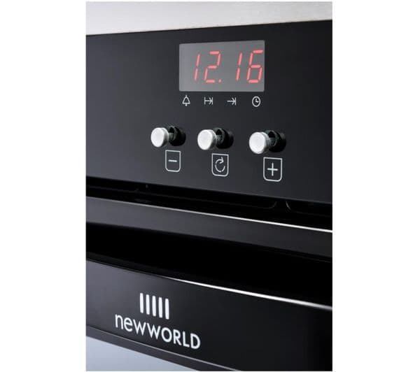 NEW WORLD NW602MF BLK Electric Oven - Black - Image 2