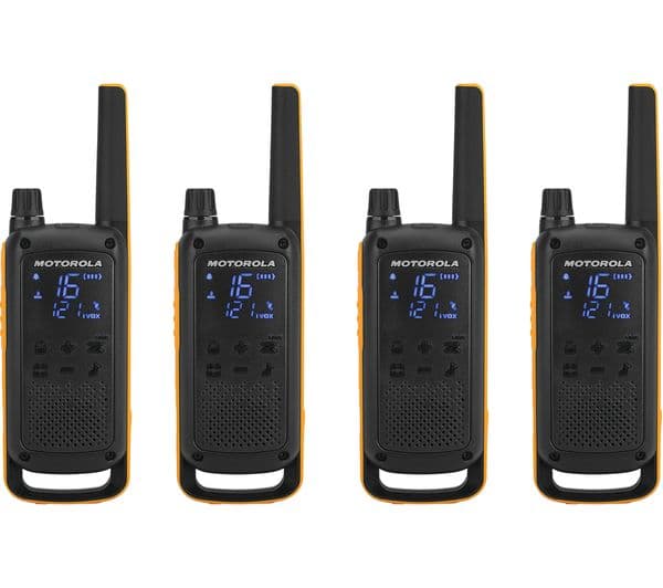MOTOROLA TALKABOUT T82 Extreme Walkie Talkie - Quad - Image 4