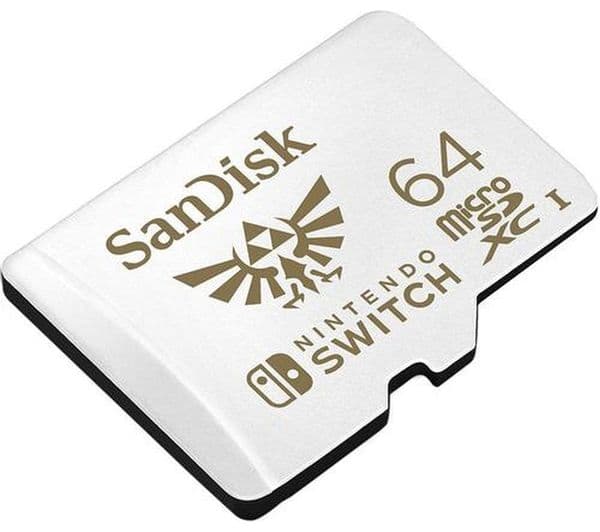 SANDISK High Performance Class 10 microSD Memory Card for Nintendo Switch - 64 GB - Image 1