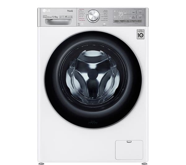 LG EZDispense with TurboWash 360 V11 FWV1128WTSA WiFi-enabled 12 kg Washer Dryer - White - Image 1