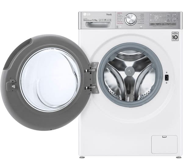 LG EZDispense with TurboWash 360 V11 FWV1128WTSA WiFi-enabled 12 kg Washer Dryer - White - Image 2
