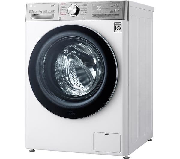 LG EZDispense with TurboWash 360 V11 FWV1128WTSA WiFi-enabled 12 kg Washer Dryer - White - Image 9