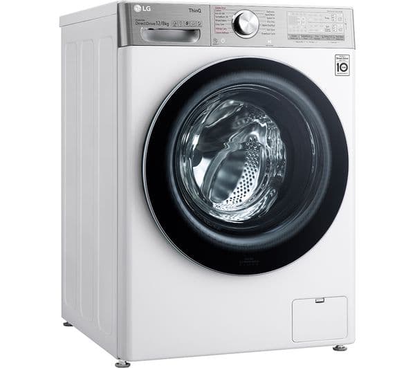 LG EZDispense with TurboWash 360 V11 FWV1128WTSA WiFi-enabled 12 kg Washer Dryer - White - Image 10