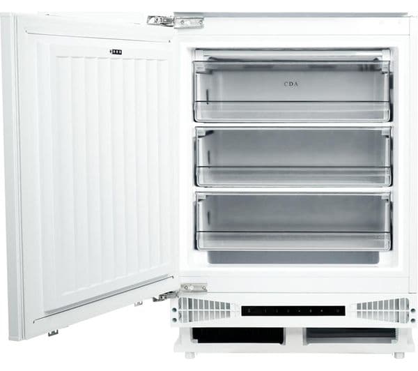 CDA FW284/1 Integrated Undercounter Freezer - Fixed Hinge - Image 1