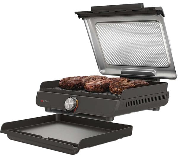 Ninja Sizzle GR101UK Indoor Grill & Flat Plate - Grey - Image 1