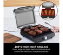 Ninja Sizzle GR101UK Indoor Grill & Flat Plate - Grey thumbnail 3