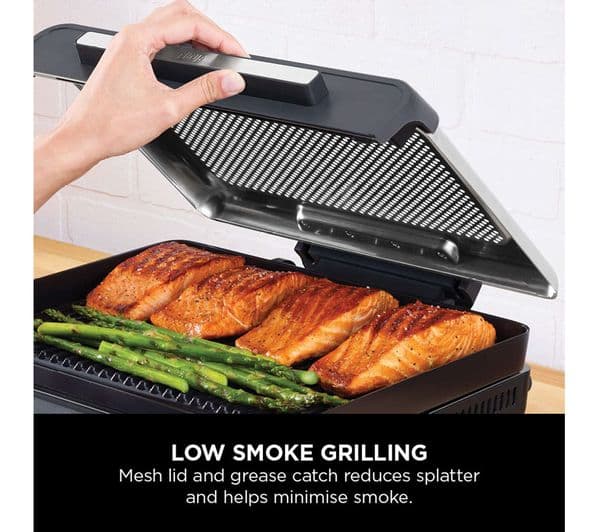 Ninja Sizzle GR101UK Indoor Grill & Flat Plate - Grey - Image 7